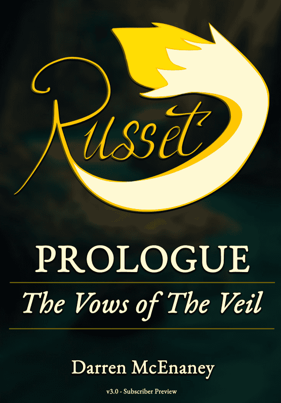 Russet Prologue cover art — Russet Meets the Mauler by Darren McEnaney